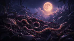 Worms — dream symbol illustration