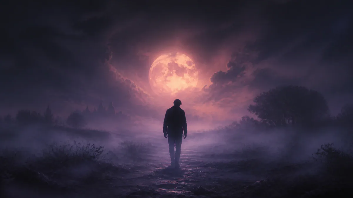 Dreamlike illustration representing the symbol Zombie