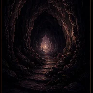 Cave — dream symbol illustration