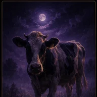 Cow — dream symbol illustration