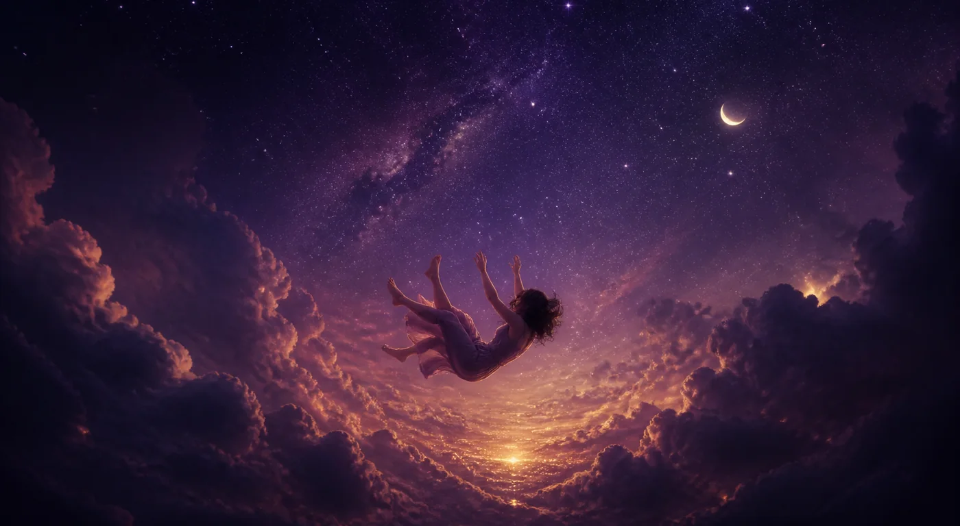 Falling — dream symbol illustration