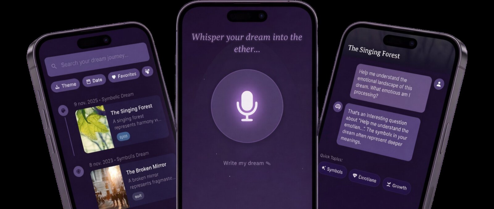 Interface de l'application Noctalia - Demo